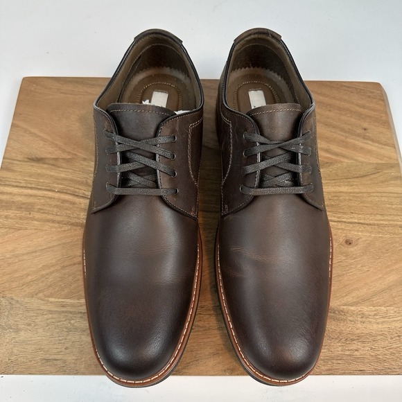 New Mens Joseph Abboud Morrison II Leather Oxford Business Casual Shoes Size 12M - Picture 4 of 8
